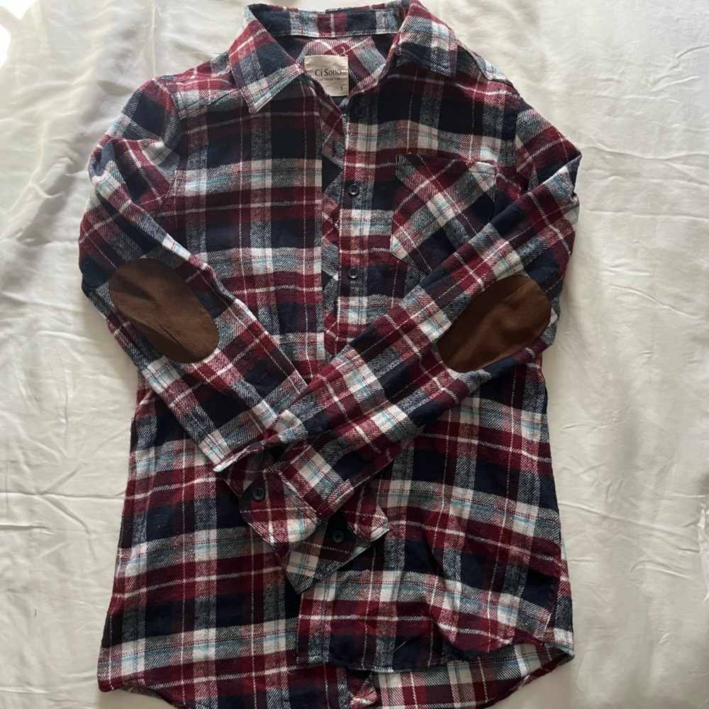 Plaid button down